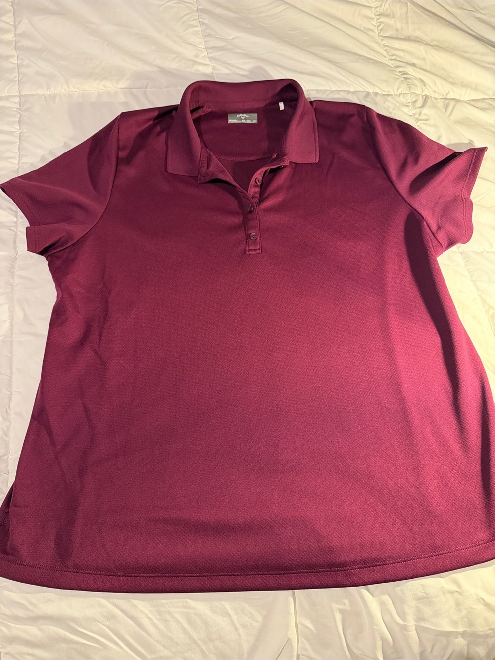 Callaway Women's Short-Sleeve Polo - Berry Plum